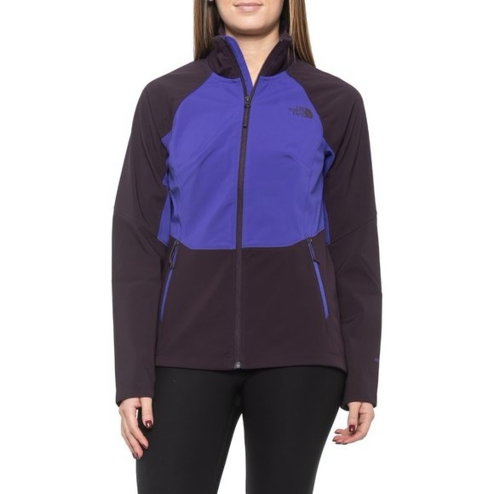 North Face. Piedra Soft Shell Jacket. Purple/Blue/Black. Size Medium.